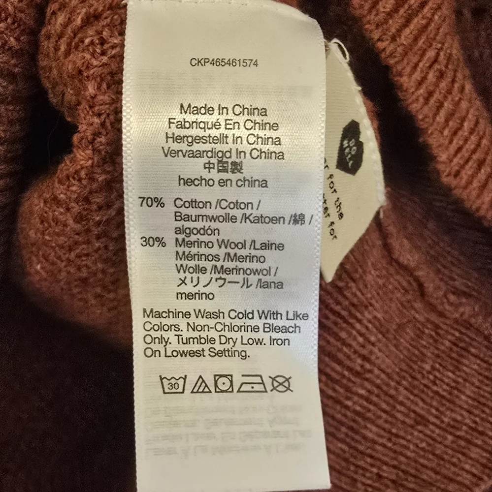 Madewell Cotton/ Wool Sweater Sleeve Detail - Picture 4 of 5